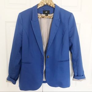 HM royal blue blazer
